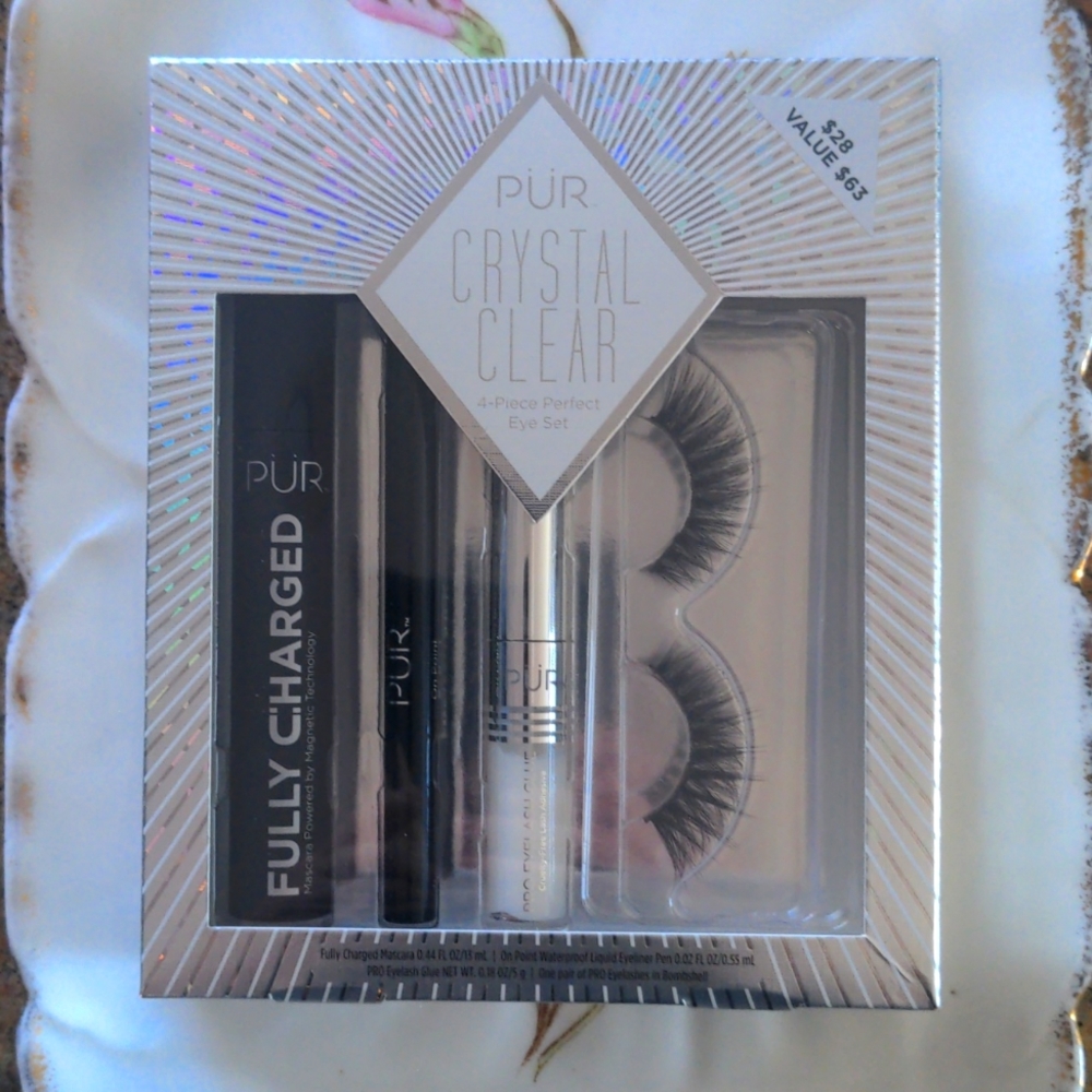 PUR crystal clear eyelash kit